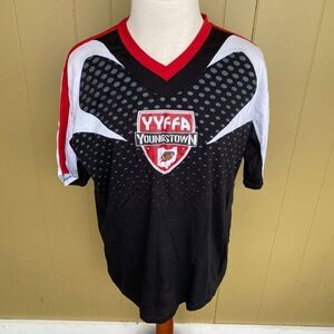 YYFFA men 2XL v-neck short sleeve flag football shirt